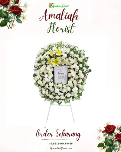 Krans Bunga Duka Cita di Anggut Bawah
