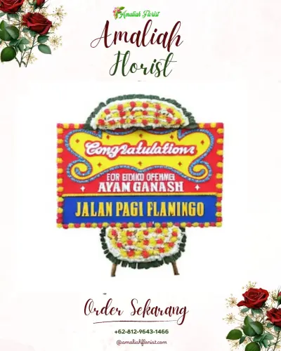 Bunga Papan Congratulation di Anggut Bawah